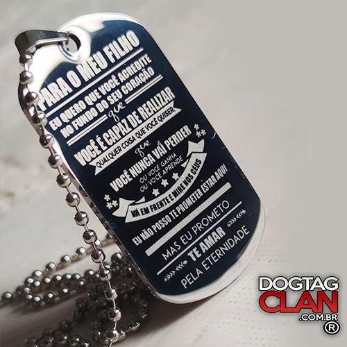 Chapas militares DOG-TAG personalizadas